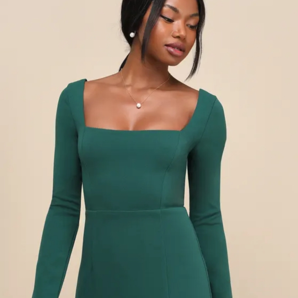 Emerald lulus dress